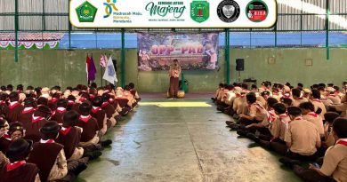 Ambalan Teuku Umar dan Dewi Sartika MAN 2 Kudus Adakan Orientasi Kepramukaan Tamu Ambalan